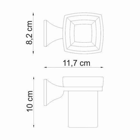 Подстаканник WasserKRAFT Wern K-2528