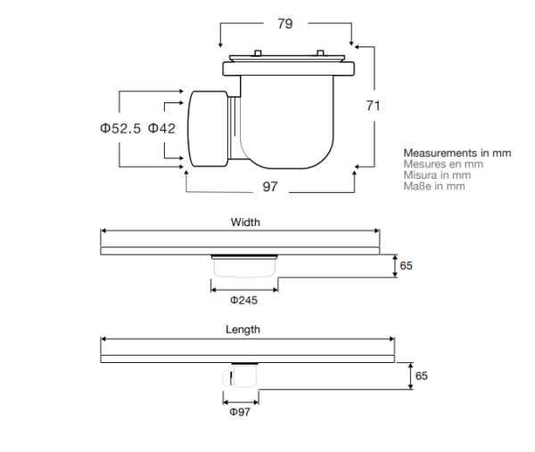 Сифон для поддонов Vincea Vsph-D611 с гидрозатовром