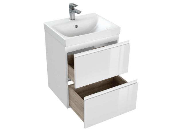 Тумба под раковину подвесная Cersanit MODUO 50 для MODUO 50 белый, 64139