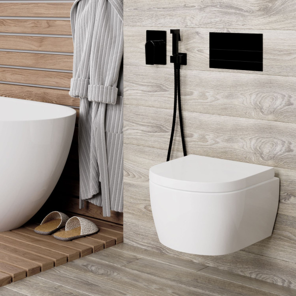 A66096 Встраиваемый комплект для биде WasserKRAFT со шлангом 150 см