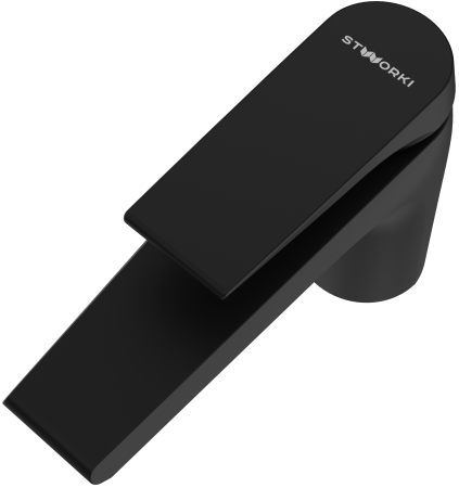 Смеситель для раковины STWORKI Монтре S30010BK матовый черный