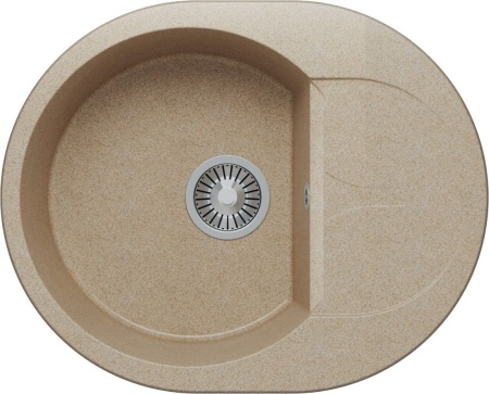 Кухонная мойка Polygran ATOL-620 №302 Песочный