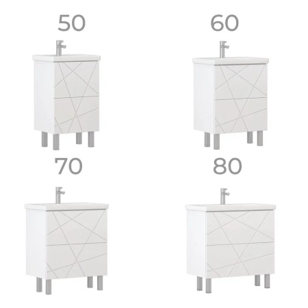 Тумба под раковину напольная VIGO Geometry 015, 60 см