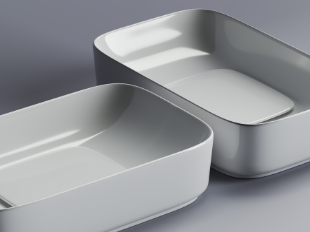 Умывальник Ceramicanova овальный встраиваемый сверху в столешницу Element 600x400x195мм