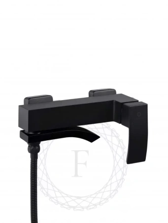 Смеситель для ванны с душем FILARETE Waterfall FL2110 (Черный матовый)