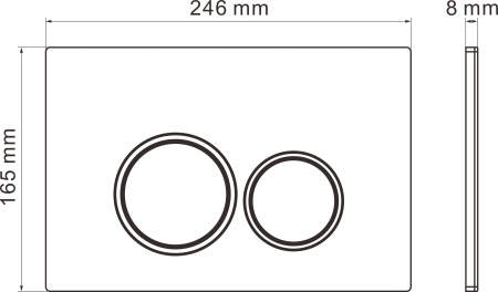 Комплект 5 в 1 RoxenBath Attach 966880 (состоит из: 710215, Santi 410260B; 650185-01)
