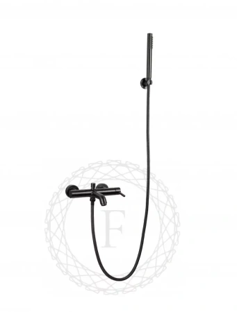 Смеситель для ванны с душем FILARETE Roun FL2120 (Графит)
