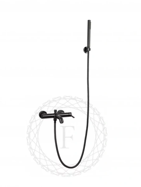 Смеситель для ванны с душем FILARETE Roun FL2120 (Графит)