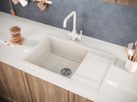 Мойка FLUGEN 60, IT-GRANIT, PM317850-BE, бежевый, 780х500 мм, Paulmark