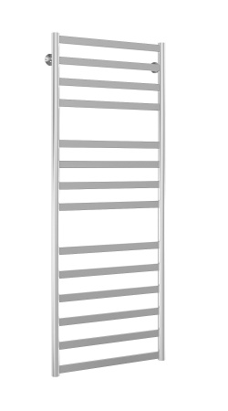 Полотенцесушитель водяной Stinox Maxima Luxe 500x1400, нижнее подключение, хром, 1" НР (наружная резьба), 14 перекладин