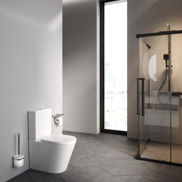 C8F8600SC Func Унитаз-компакт AM.PM безободковый с сиденьем микролифт