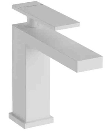 Смеситель для раковины Hansgrohe Tecturis E CoolStart EcoSmart 73011700 белый матовый 73011700