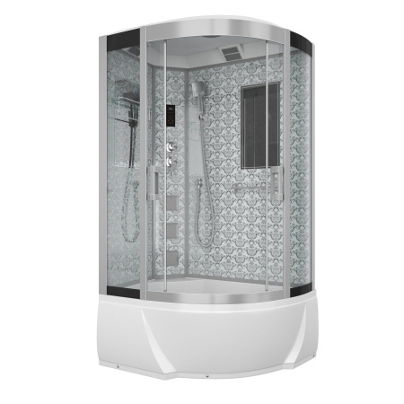 Душевая кабина Niagara Luxe NG-7712WL 80x120х215, высокий поддон, стенки белые