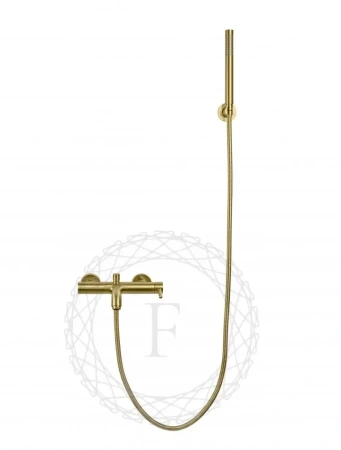 Смеситель для ванны с душем FILARETE Roun FL2120 (Золото матовый)