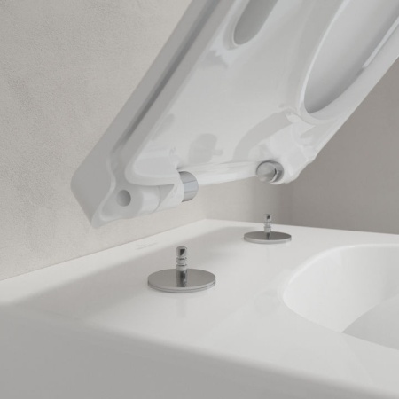 Унитаз Villeroy & Boch Venticello, подвесной с сиденьем, 4611RLR1