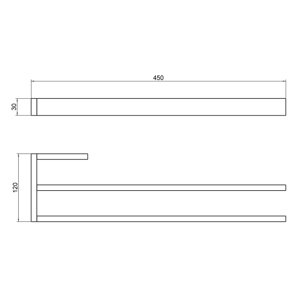 Полотенцедержатель TIMO Petruma 15252/00, хром