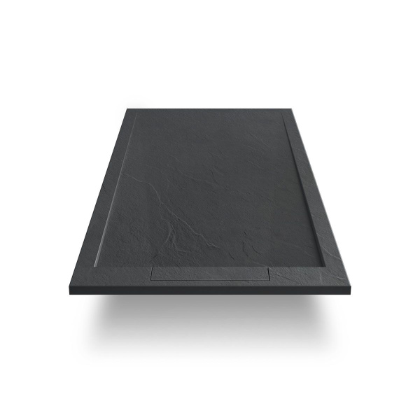 Поддон для душа из искусственного камня Vincea VST-4SRL8012A,1200*800*25, антрацит