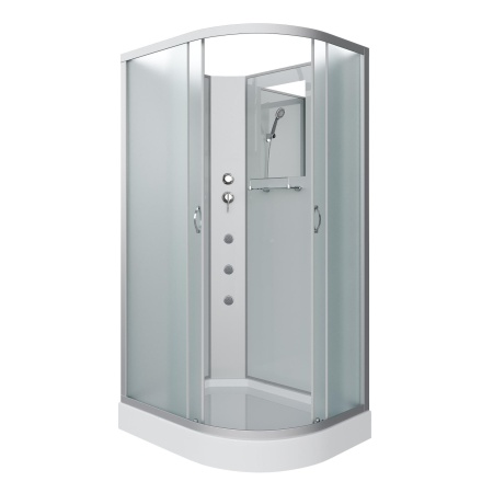 Душевая кабина Niagara Classic NG-3312-14LBKG 120х80х200, низкий поддон 13 см, стекло матовое