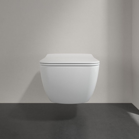 Унитаз Villeroy & Boch Venticello, подвесной с сиденьем, 4611RLR1