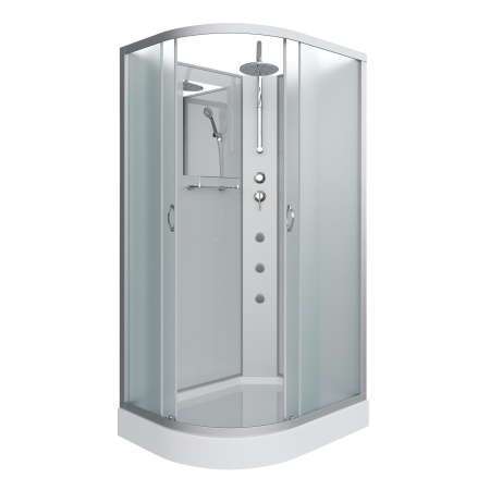 Душевая кабина Niagara Classic NG-3312-14RBKTG 120х80х210-240, низкий поддон 13 см, стекло матовое