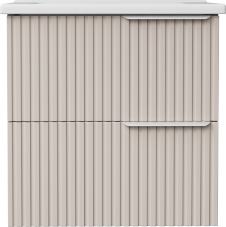 Тумба с раковиной STWORKI Хаммель 55 бежевая