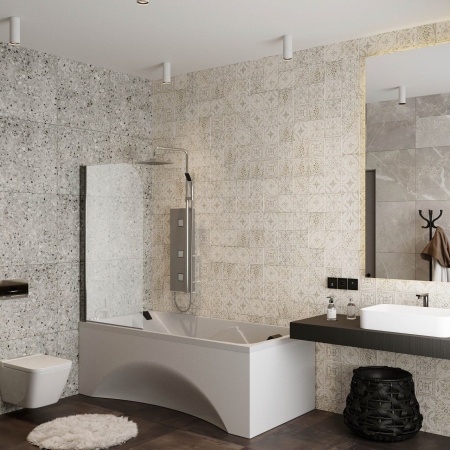 Душевая шторка RoxenBath Brimen 52010-80B (80*140)
