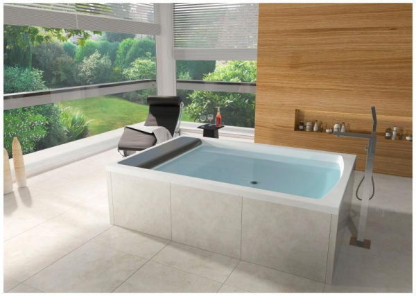 Акриловая ванна с усиленным каркасом и сифоном Riho Savona 190x130 BB7900500000000