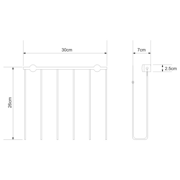 Держатель для газет WasserKRAFT K-311