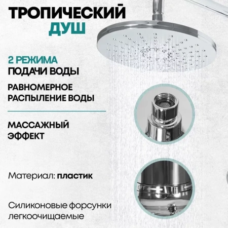 Душевая система Grocenberg GB7009 Хром