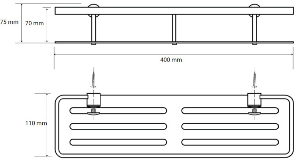 Мыльница для ванной Bemeta Cytro 146208062