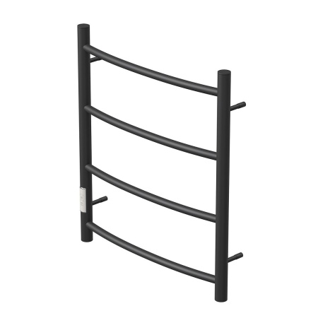 Полотенцесушитель электрический Point PN04756B П4 500x600 диммер слева, черный