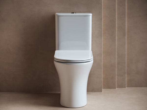 Напольный унитаз с бачком Ceramicanova Fortuna Rimless, Белый, CN9001