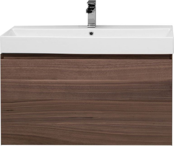 Тумба с раковиной Aquanet Нью-Йорк 100 орех