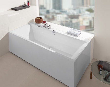 Ванна Villeroy & Boch Squaro Edge 12 1700 x 750 мм, квариловая, UBQ170SQE2DV-01