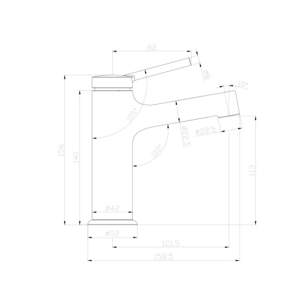 Смеситель Lemark Minima LM3806C для раковины