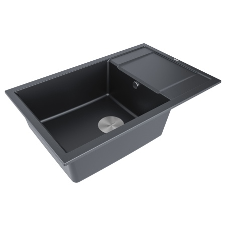 Мойка FLUGEN 60, IT-GRANIT, PM317850-BLM, черный, 780х500 мм, Paulmark