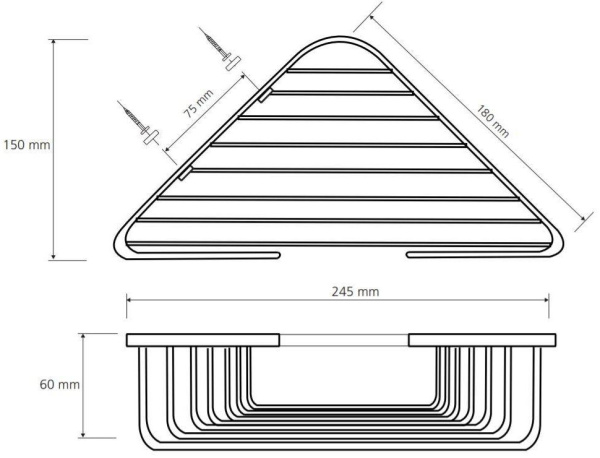 Мыльница для ванной Bemeta Cytro 102308122