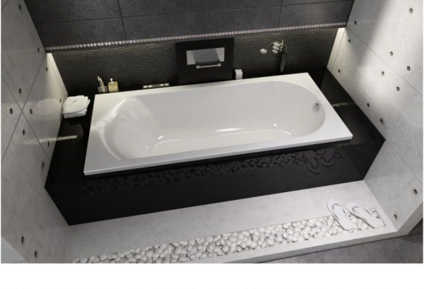 Акриловая ванна с усиленным каркасом и сифоном Riho Miami 170x70 BB6200500000000