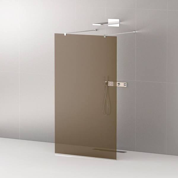 Душевая перегородка CEZARES LIBERTA-L-2-90-120-BR-Cr