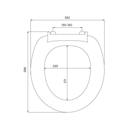 Сиденье для унитаза IDDIS ID 01 107.1