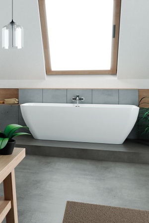 Смеситель для ванны Laveo Largo BAH_610D белый