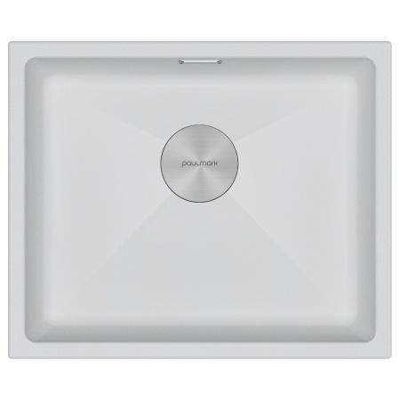 Мойка LUMI 55UNI, IT-GRANIT, LU55-WH, белый, 555х460, Paulmark