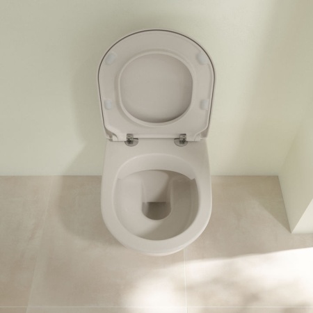 Унитаз Villeroy & Boch Subway 2.0, подвесной, открытый смыв, 5614R0R3