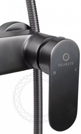 Душевая система FILARETE Retta FL2030 (Графит)