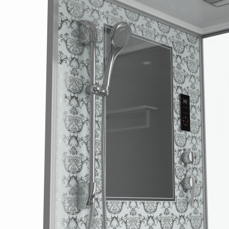 Душевая кабина Niagara Luxe NG-7714W 100x90x215, низкий поддон, стенки белые