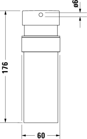 Дозатор для жидкого мыла Duravit Starck T 0099354600 черный