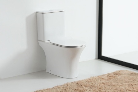 Унитаз-компакт Orange C01-000W безободковый, сиденье с микролифтом