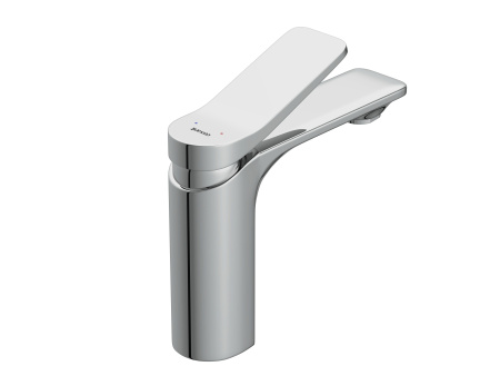 Смеситель для раковины Cersanit ODRA однорычажный клик клак, 63050