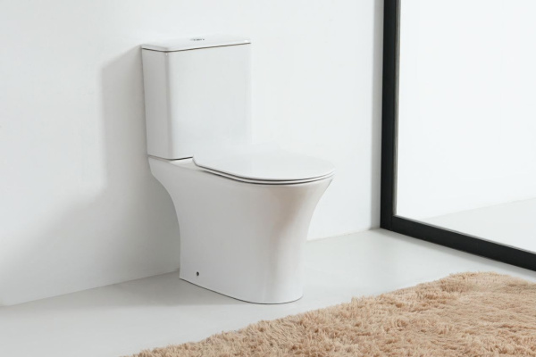 Унитаз-компакт Orange C01-000W безободковый, сиденье с микролифтом