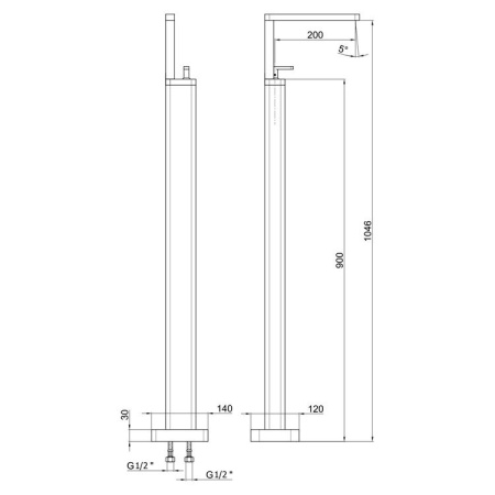 Смеситель для раковины Webert Living LV832101560